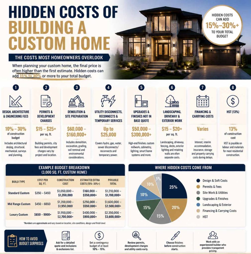 Hidden Costs of Building a Custom Home in Toronto